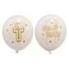 Balony dekoracja na chrzest święty chrzciny 6 szt